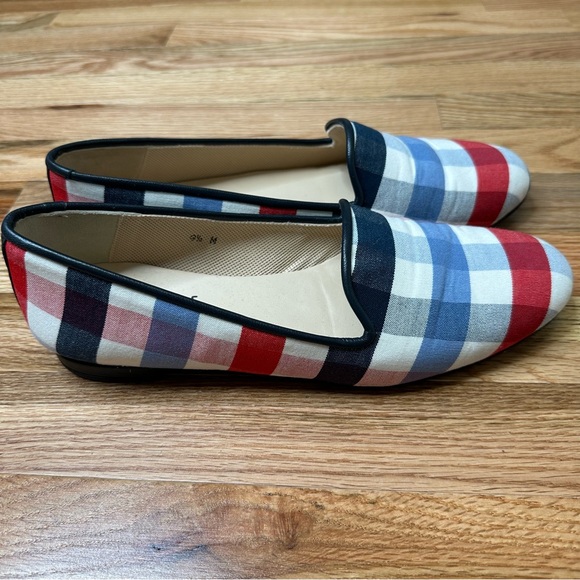 EUC Jon Josef Red White & Blue Patriotic Flats Size 9.5 - Picture 2 of 6